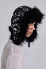 Gunmetal Denim Trapper Hat - Image 2