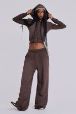 Brown Baggy Monster Joggers - Image 9
