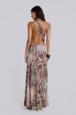 Valentina Asymmetric Cut Out Maxi Dress - Image 8