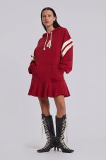 4 or Nothing Sweater Dress in Red - Image 5