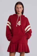 4 or Nothing Sweater Dress in Red - Image 2