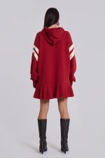 4 or Nothing Sweater Dress in Red - Image 6