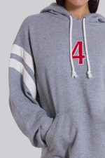 4 or Nothing Sweater Dress in Grey Marl - Image 6