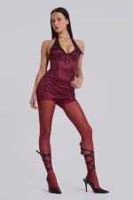 Not Your Girlfriend Corset in Polkadot - Image 4