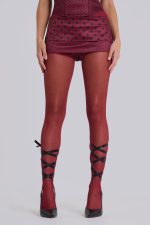 Not Your Girlfriend Mini Skort in Polkadot - Image 6