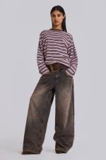 Matilda Stripe Long Sleeve Top - Image 6