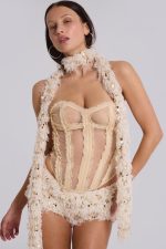 Champagne Skinny Scarf - Image 5