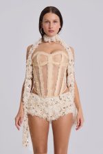 Champagne Mini Bloomer Shorts - Image 2