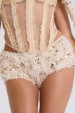 Champagne Mini Bloomer Shorts - Image 3