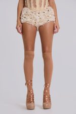 Champagne Mini Bloomer Shorts - Image 4