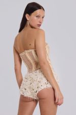 Champagne Mini Bloomer Shorts - Image 7