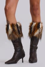 Fauna Faux Fur Heeled Boot - Image 2