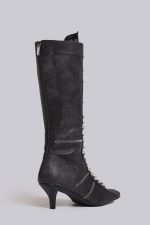 Black Brooke Boxing Boot - Image 11