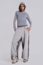 Grey Marl Mist Hoodie - Image 6