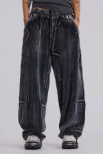 Crease Velour Baggy Monster Joggers - Image 2