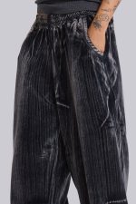 Crease Velour Baggy Monster Joggers - Image 5