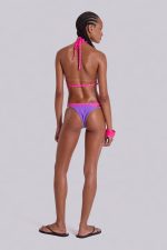Zyra Neon Studded Triangle Bikini Top - Image 10