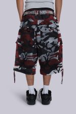 Red Camo Cadet Shorts - Image 4