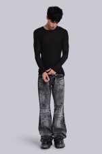 Black Haze Long Sleeve Top - Image 3