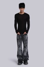 Black Haze Long Sleeve Top - Image 2