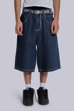 Ollie Pinstripe Jorts - Image 2
