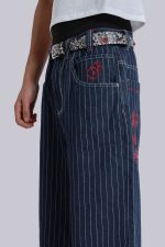 Ollie Pinstripe Jorts - Image 5