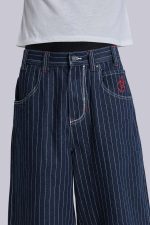Ollie Pinstripe Jorts - Image 6