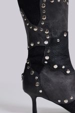 Shadow Studded Knee-High Boot - Image 7