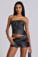 Shadow Studded Corset Top - Image 2