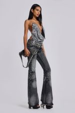 Asteria Backless Top In Sequin - Image 3