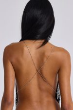 Asteria Backless Top In Sequin - Image 5