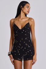 Studded Mirage Mini Dress - Image 2