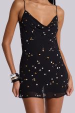 Studded Mirage Mini Dress - Image 5