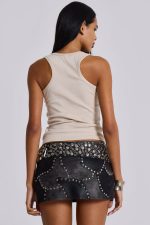 Eye Contact Vest Top With Eyelets - Image 2