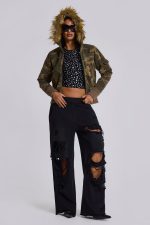 Distressed Black Baggy Monster Joggers - Image 7