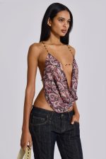 Asteria Top In Paisley - Image 3