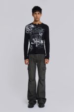 Anointed Black Waffle Henley Tee - Image 8