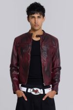 Oxblood Piston Jacket - Image 3