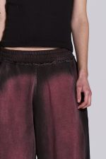 Deep Red Fade Baggy Monster Joggers - Image 4