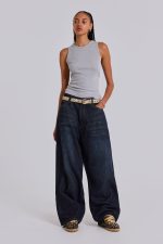 Creased Indigo XL Colossus Jeans - Image 6