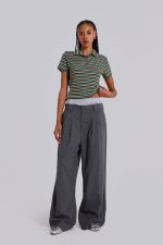 Mila Stripe Polo Shirt - Image 8