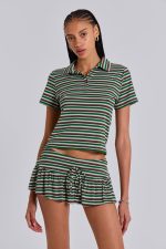 Mila Stripe Mini Skort - Image 6
