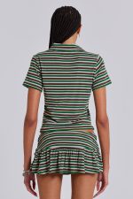 Mila Stripe Mini Skort - Image 8