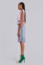 Silver Alyx Longline Football Shorts - Image 4