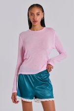Bronwyn Broderie Football Shorts - Image 5