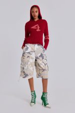 Snow Camo Cadet Cargo Shorts - Image 2