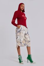 Snow Camo Cadet Cargo Shorts - Image 4