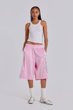 Pink Overdue Basketball Shorts - Image 3