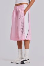 Pink Overdue Basketball Shorts - Image 2