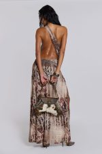Valentina Asymmetric Cut Out Maxi Dress - Image 2